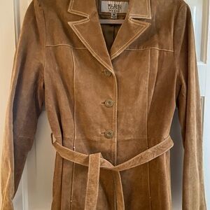 Wilsons Leather Tan Suede Jacket